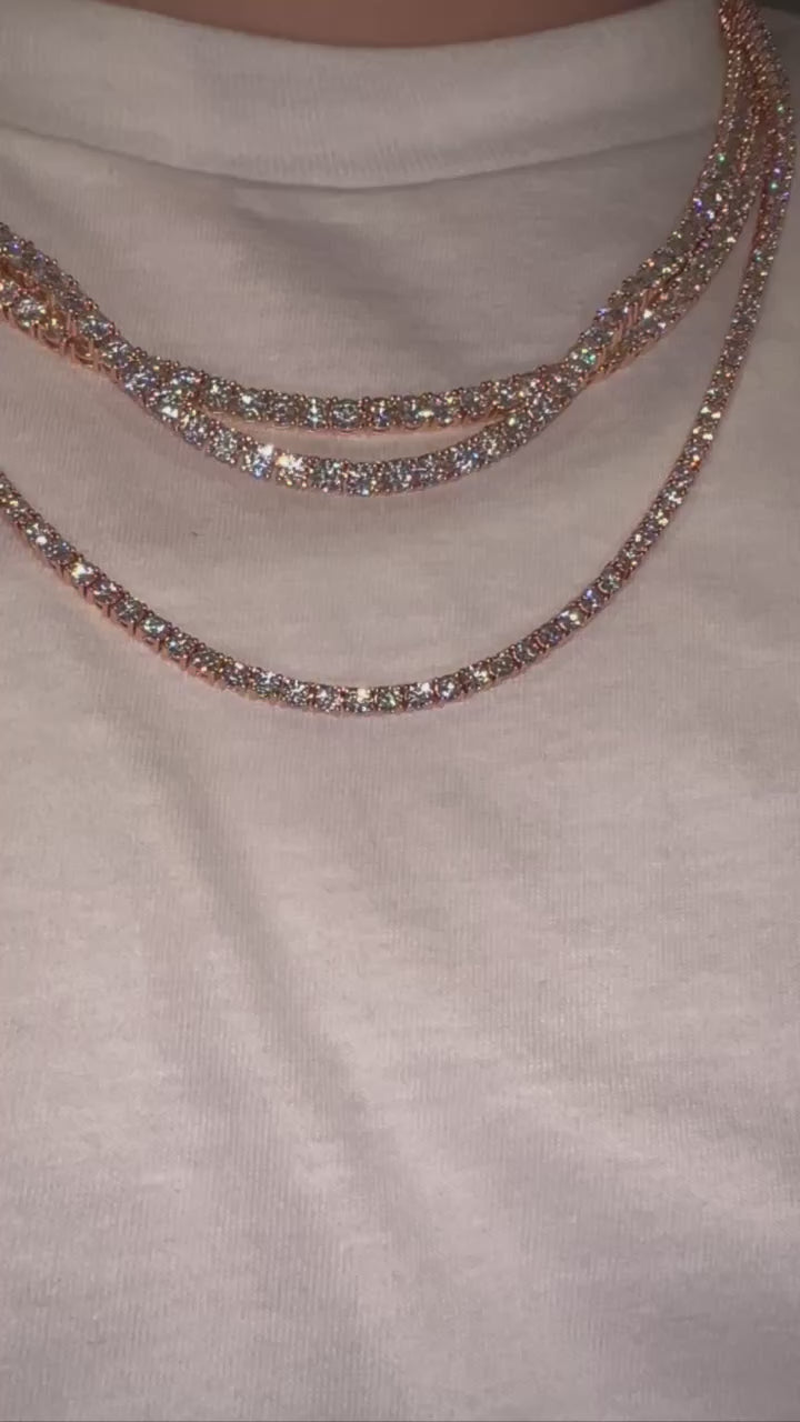 Tennis Moissanite Chain