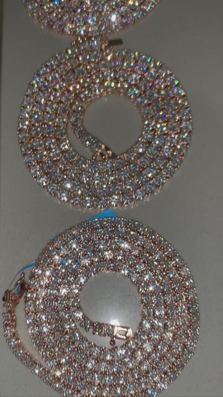 Tennis Moissanite Chain