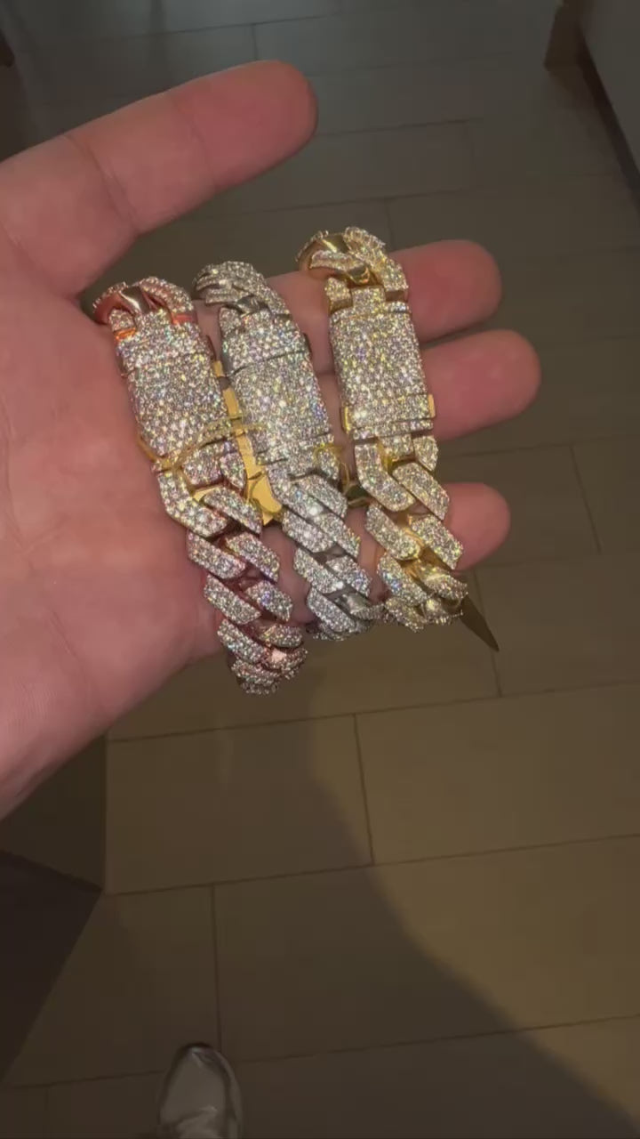 Cuban Moissanite Bracelet